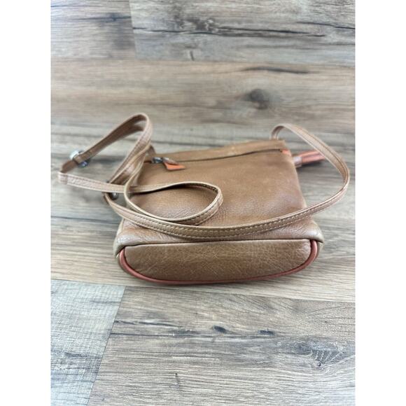 OSGOOD MARLEY FEEL THE DIFFERENCE BROWN GENUINE LEATHER XBODY SHOULDER B… - Picture 4 of 10